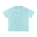 DRIP WATER BLUE Snow Washed Oversized T