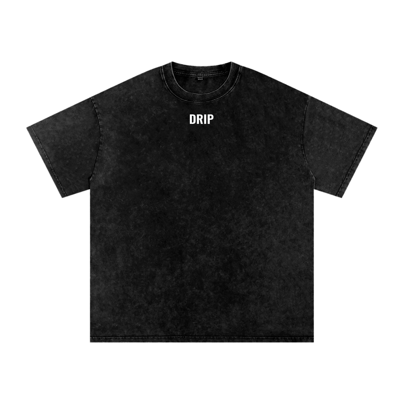 DRIP BLACK Snow Washed Oversized T