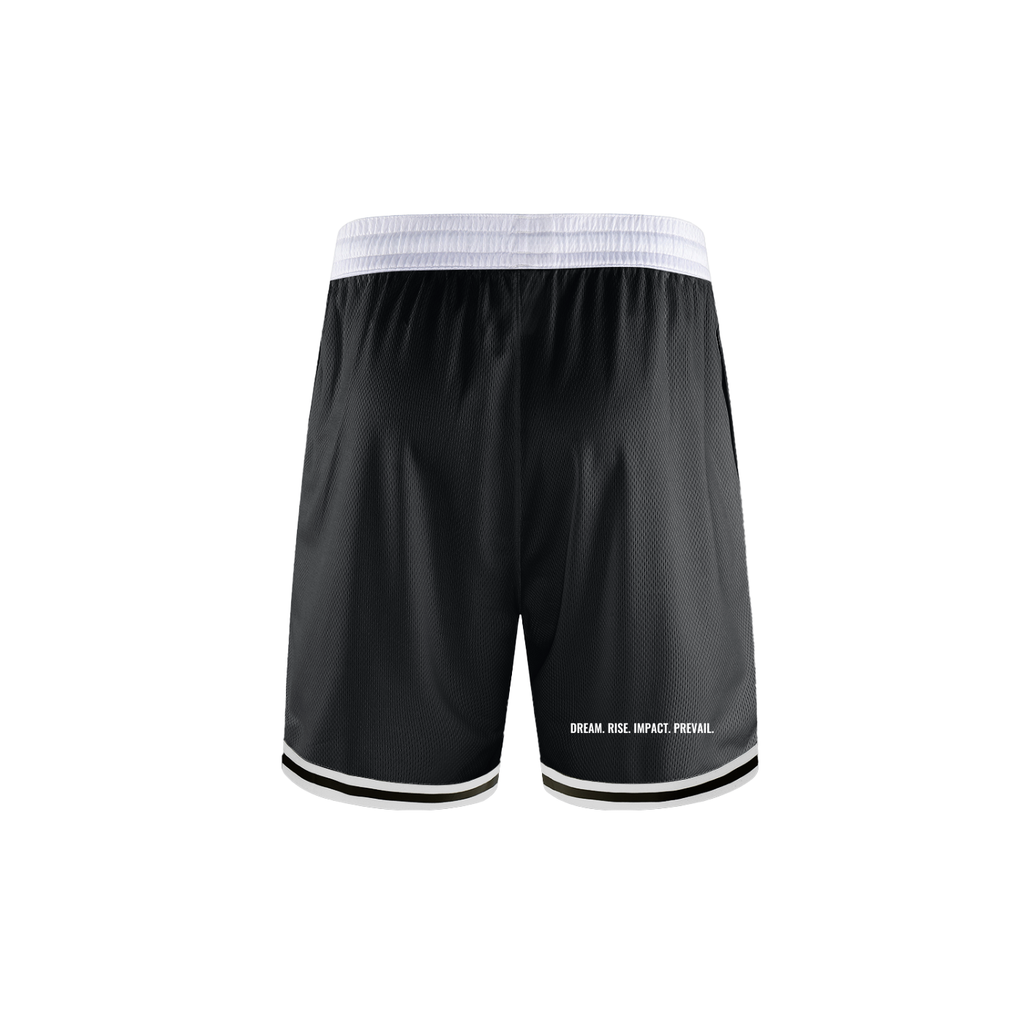DRIP BLACK Classic Stripe Trim Basketball Shorts