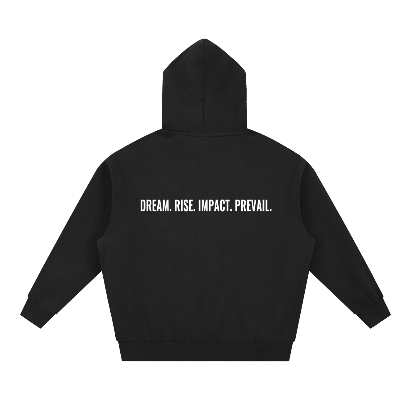 DRIP BLACK Oversized Boxy Fit Fleece Hoodie