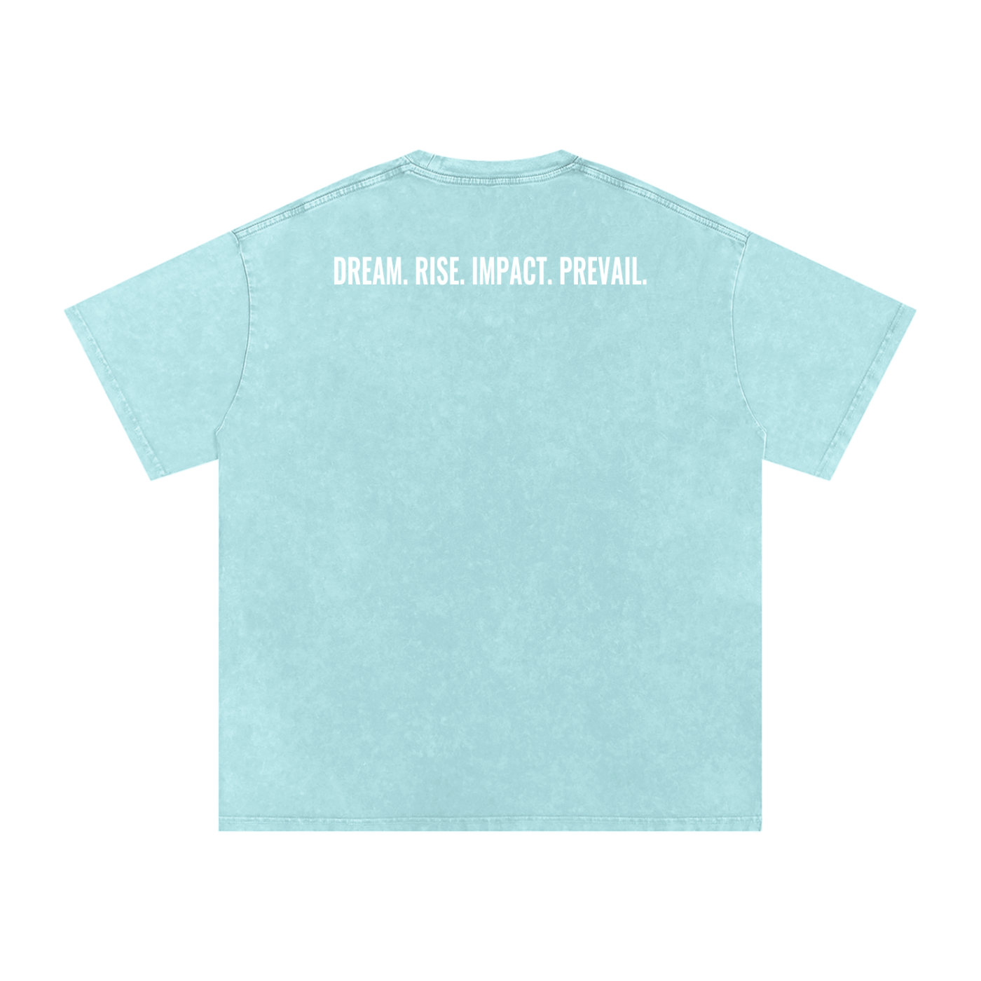 DRIP WATER BLUE Snow Washed Oversized T